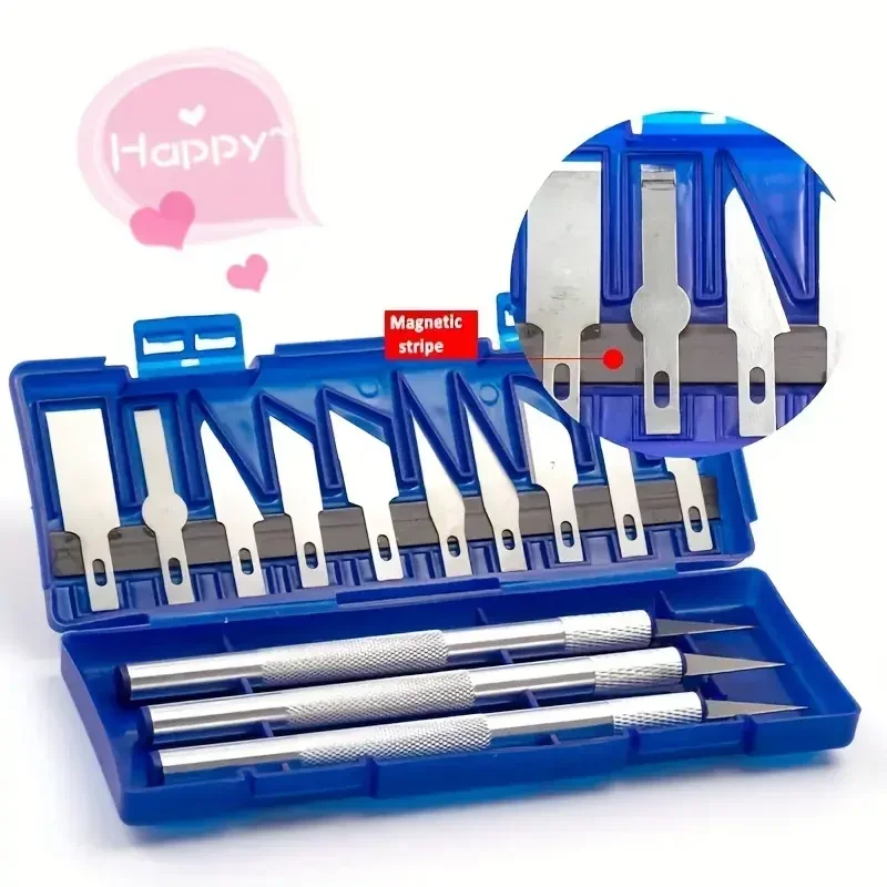 Graveren Vleesmes Set Koolstofstaal Scalpel Mes Gereedschap Kit Polymeer Klei Pen Mes Ambachten Carving Cutter Reparatie Tools