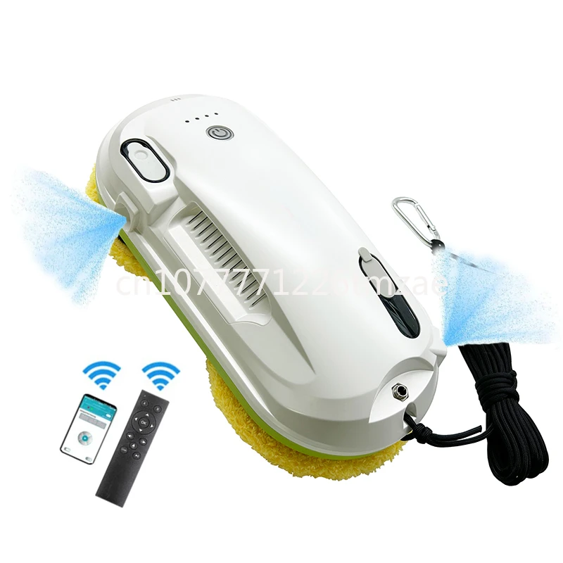 50ml automatic water spray APP intelligent control remote control glass cleaning robot Daul slot