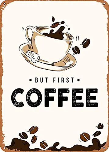 Kaffee Vintage Look Metallschild Patent Kunstdrucke Retro Geschenk
