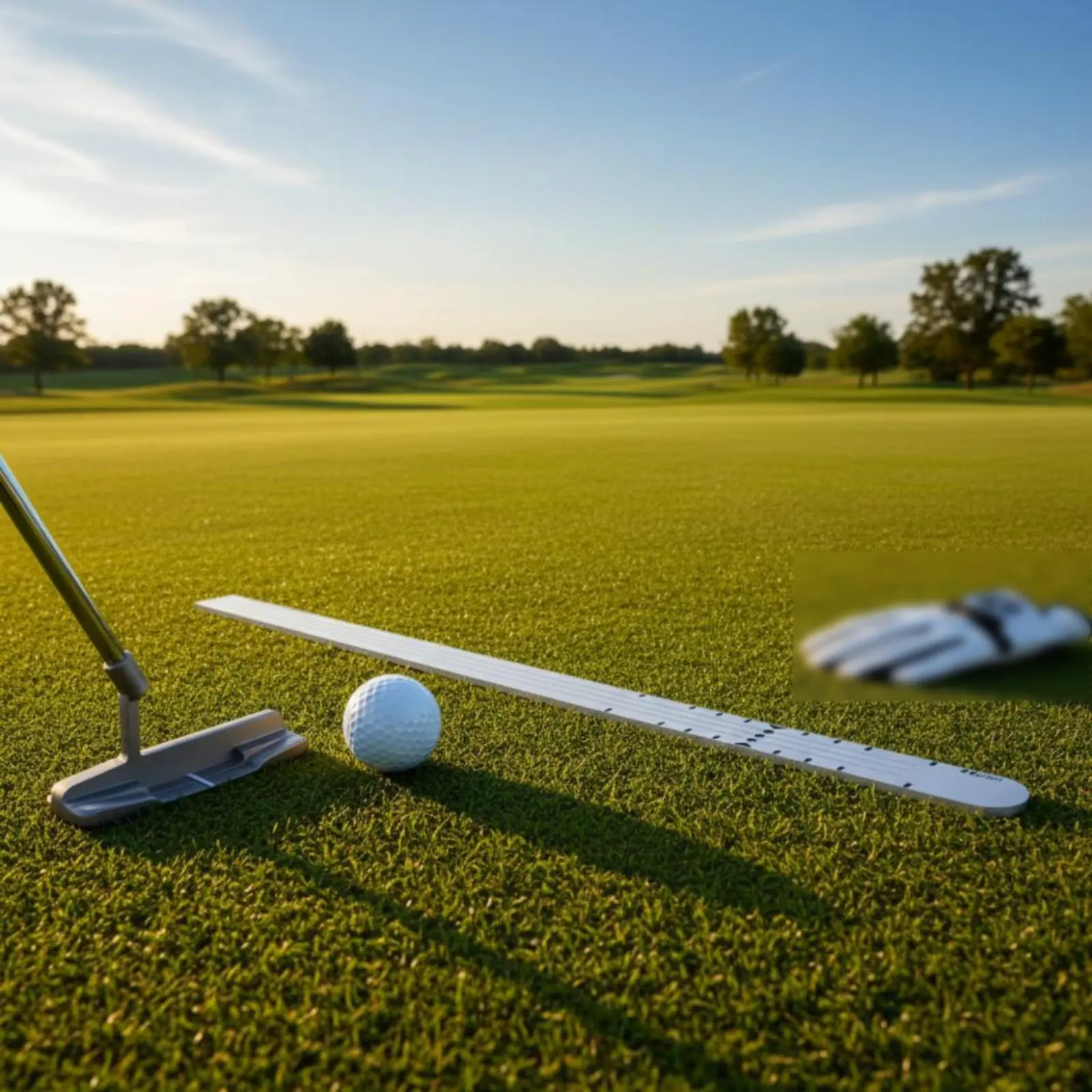 Guía de Trayectoria para Putt, Mejora la Precisión, Regla de Putt, Guía de Trayectoria del Swing, Diseño Reversible para Golfistas, Interior