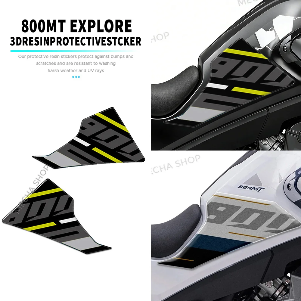 

Tank Pad Stickers Accessories For CFMoto 800 MT Sport 800MT Explore 3D Gel Decals 2022 2023 2024 2025