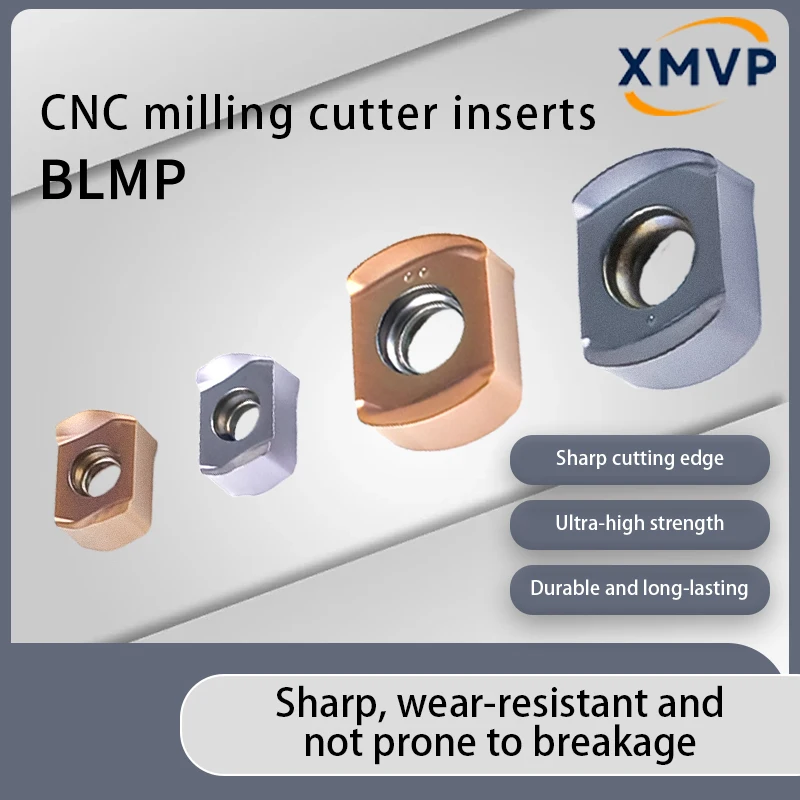 

XMVP 10PCS BLMP0603R M BLMP0904 R New type of carbide milling cutter, metal turning tool, CNC turning tool, turning inserts