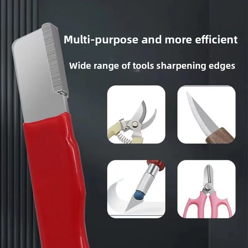 

Professional Tungsten Diamond Ceramic Knife Scissors Sharpener for All Blades Kitchen Garden Shears Sharpening Tool
