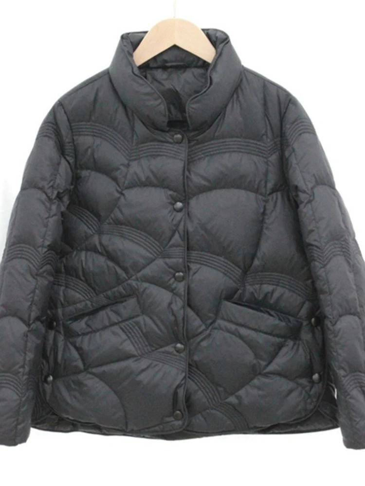 Women Jacket 2025 New Autumn Winter Parkas Female Light Thin Down Coat Female Casual Short Warm Basic Outerwear Ladies Top