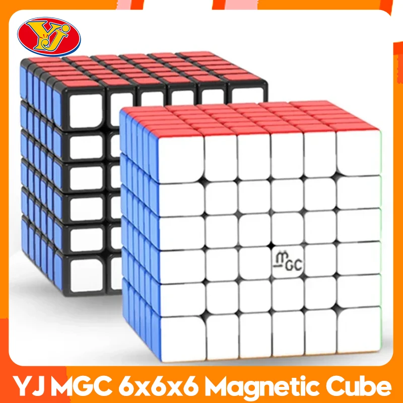 

YJ MGC серия версия 6x6 м Магнитные Megaminxeds Пирамида магический SpeedCube Cubo Magico игрушки