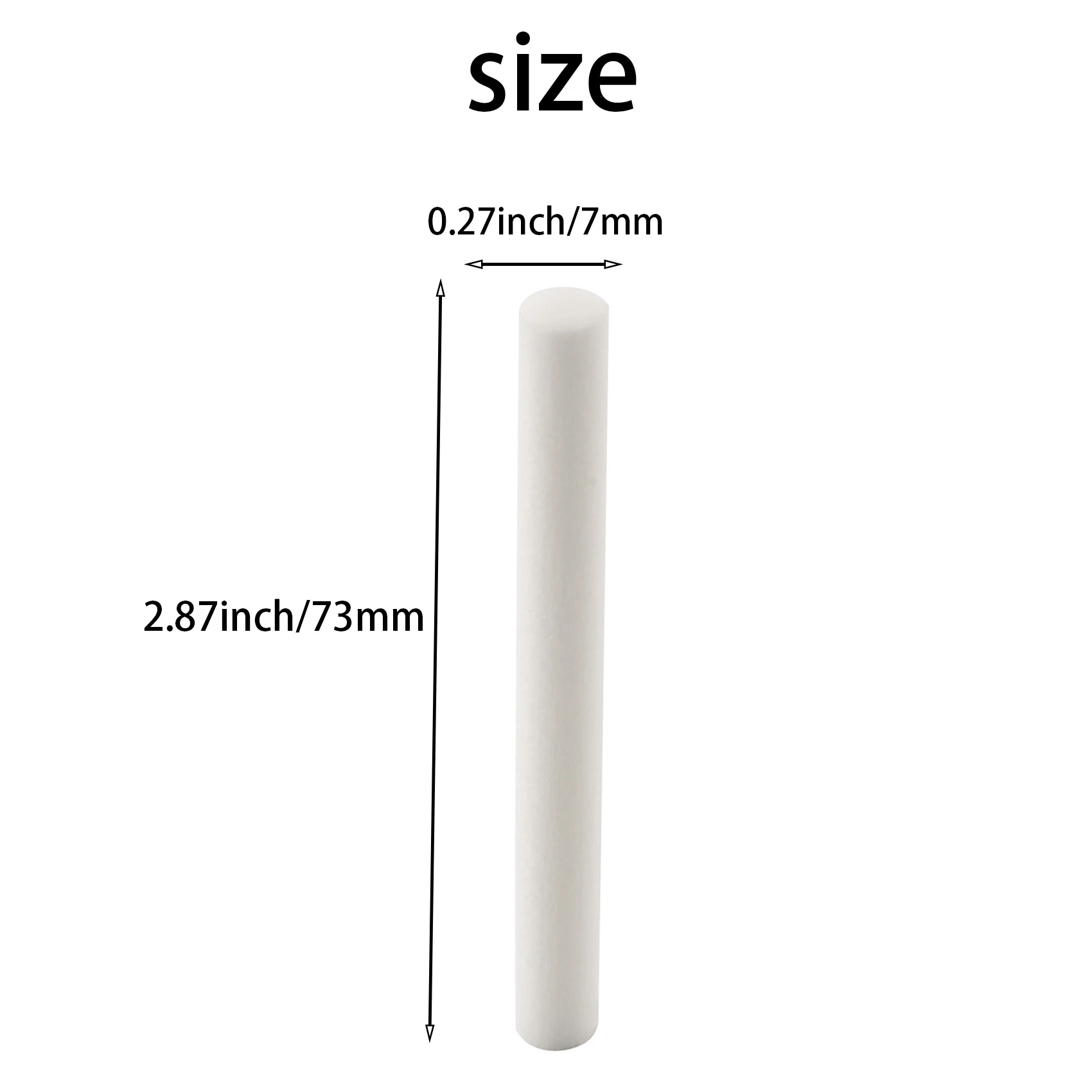 Appliance Parts 20Pcs Humidifier Filters Replacement Cotton Sponge Stick For USB Humidifier Aroma Diffusers Mist Maker Air Humid