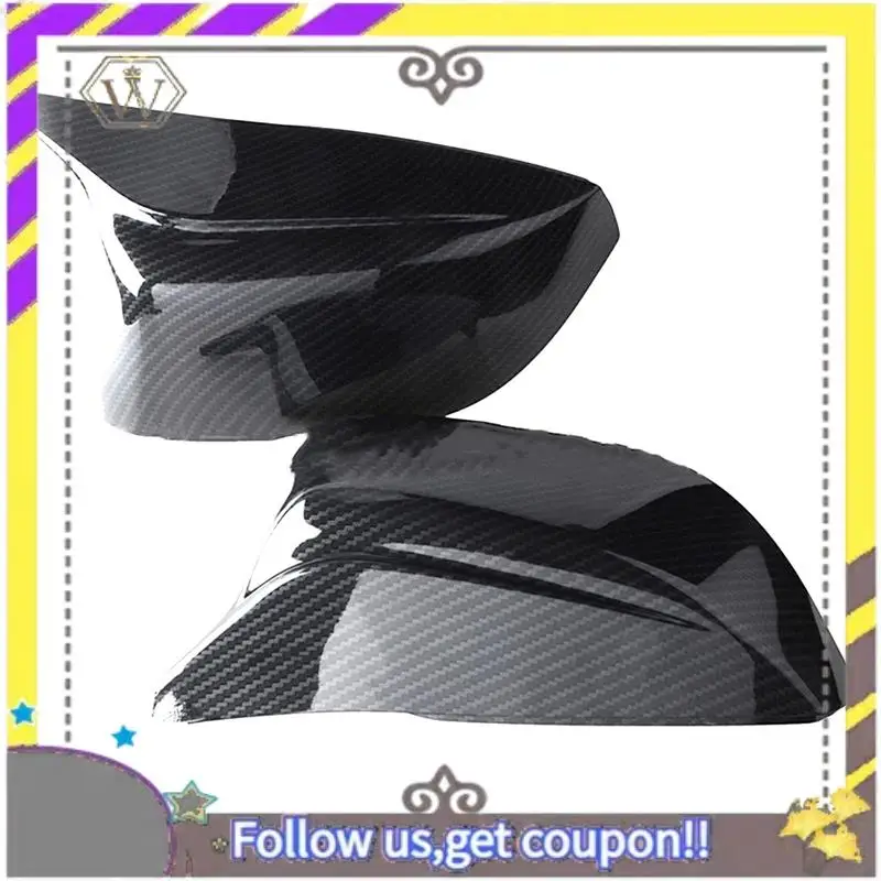 

ABXV-2 Pcs Car Rear View Mirror Cover Side Wing Mirrors Cover For Infiniti Q50 Q50S Q70 Q60 QX30