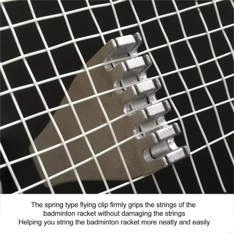 Professional Badminton Rackets Flying Clamps Spring Tension Tool Zincs Alloys