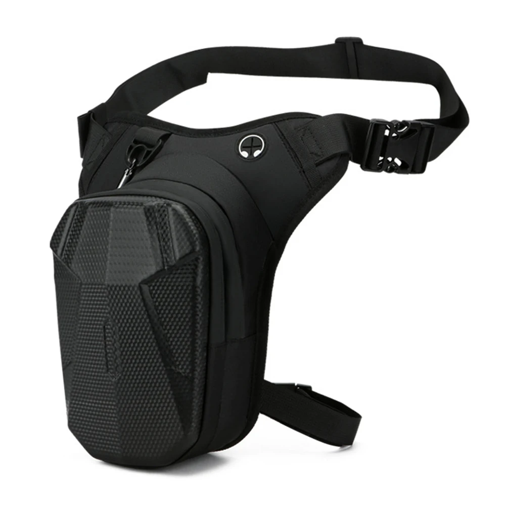 Bolsa de perna para motocicleta, bolsa de peito à prova d'água com alça removível para perna multifuncional para pesca, viagens ao ar livre