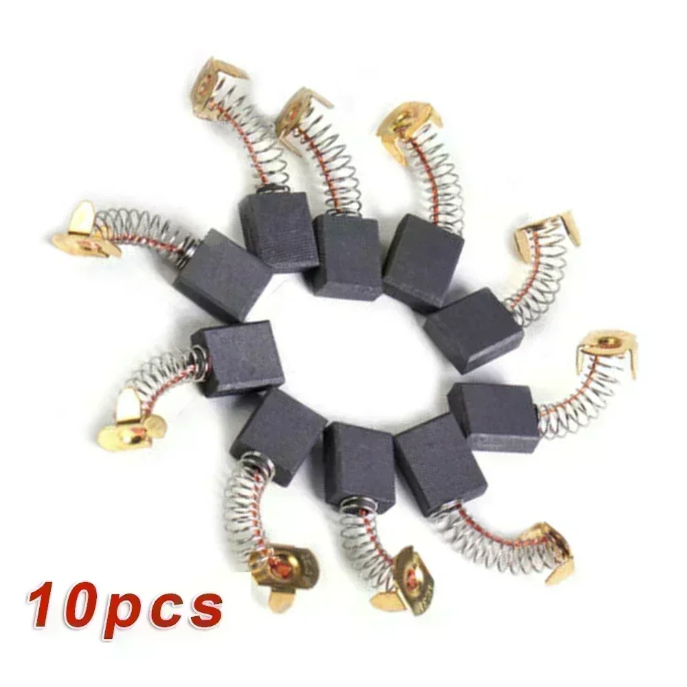 Spazzole di carbone in grafite utensile elettrico 10 pezzi parti di ricambio 7 * 11 * 18mm per smerigliatrice angolare per trapano a motore elettrico