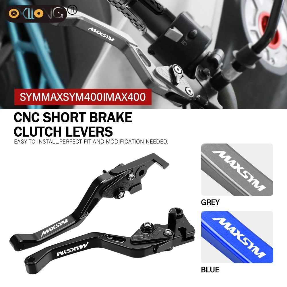 

CNC Aluminum Motorcycle Short Brake Clutch Levers Accessories Parts For SYM MAXSYM 400i 600i MAX 400 600 All years