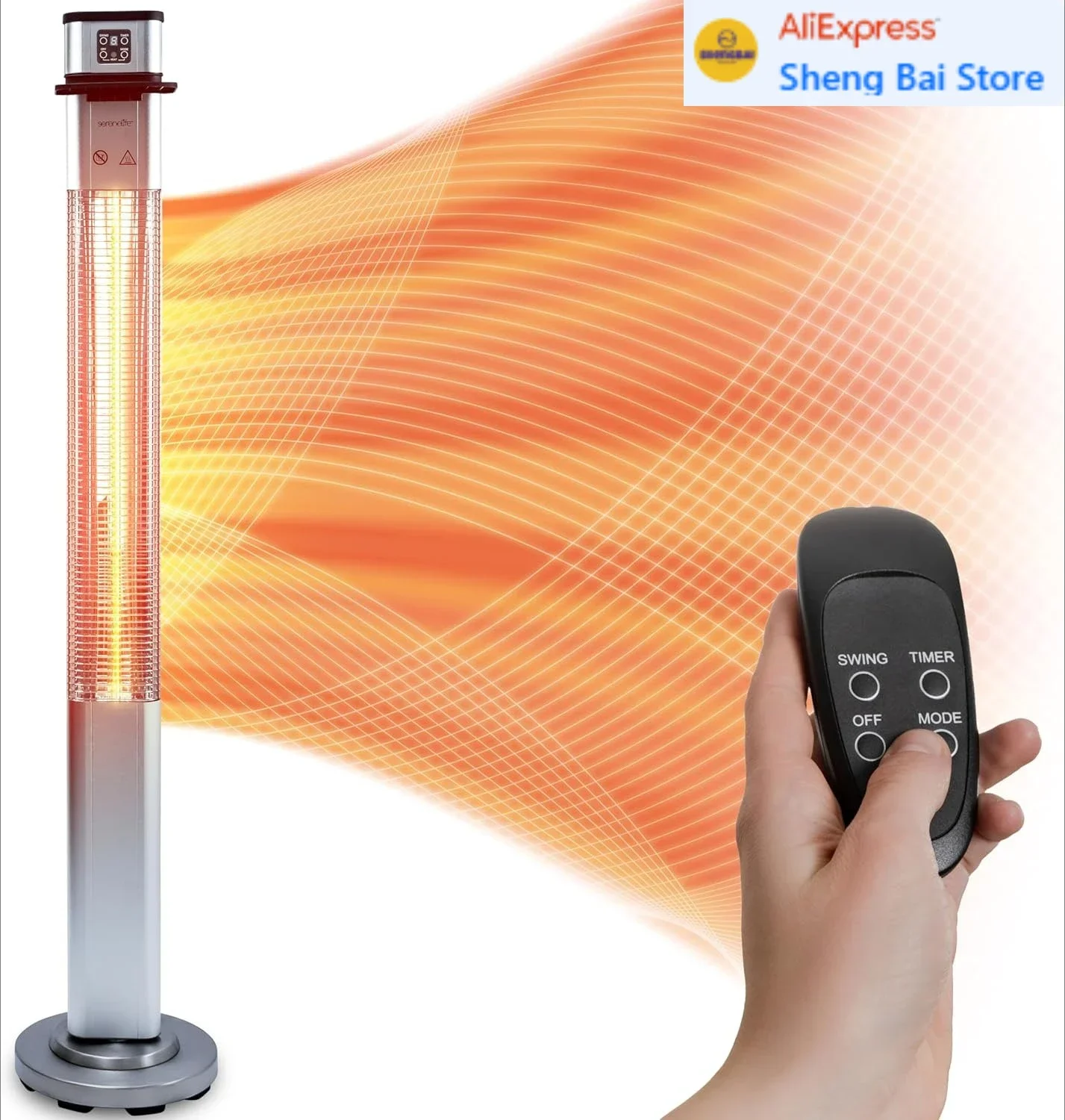 

Бестселлер: Электрический уличный обогреватель с пультом ДУ, 1500 Вт, для патио, ресторанов, двора, террасы, гаража