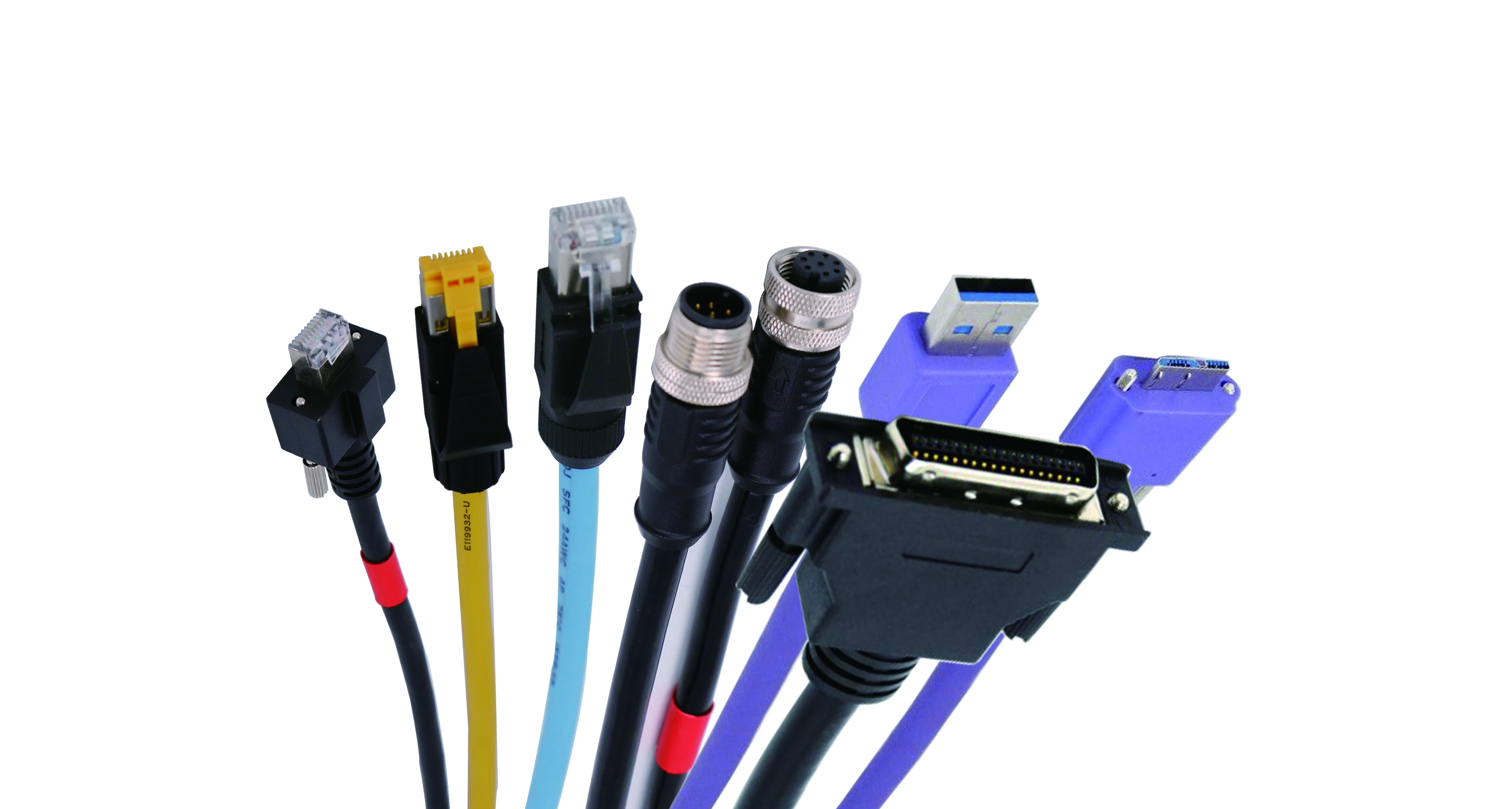 كابلات الصناعة LMI ذكر 19pin كابل مستشعر 3m تطبيق الكاميرات الصناعية للاستخدام الإلكتروني