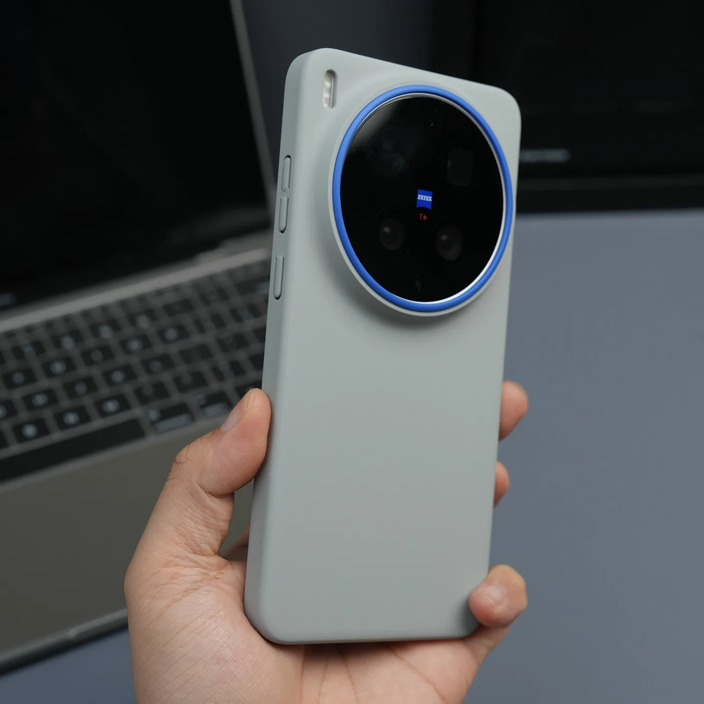 Etui na Vivo X300 Ultra X300s Matowe z Pierścieniem na Obiektyw, Podwyższonym Ochronnym Elementem Przed Upadkiem, Magnetyczne, Ochronne Etui na Telefon Vivo X300Ultra, Nowy Design — zdjęcie produktu 5