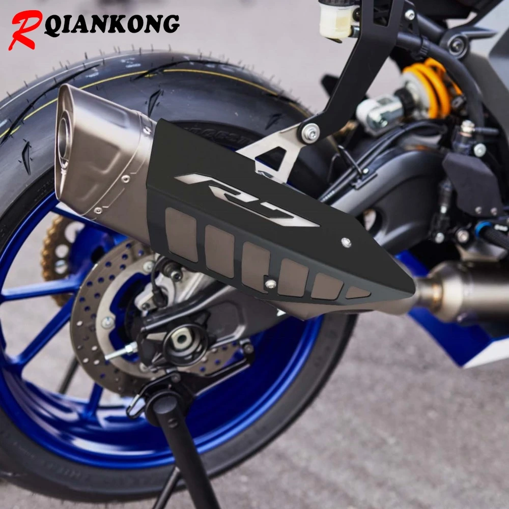 Motorcycle Accessories For YAMAHA MT-07 MT 07 MT07 2014 - 2026 2025 2024 2023 2022 2021 Exhaust Muffler Protection Guard Cover
