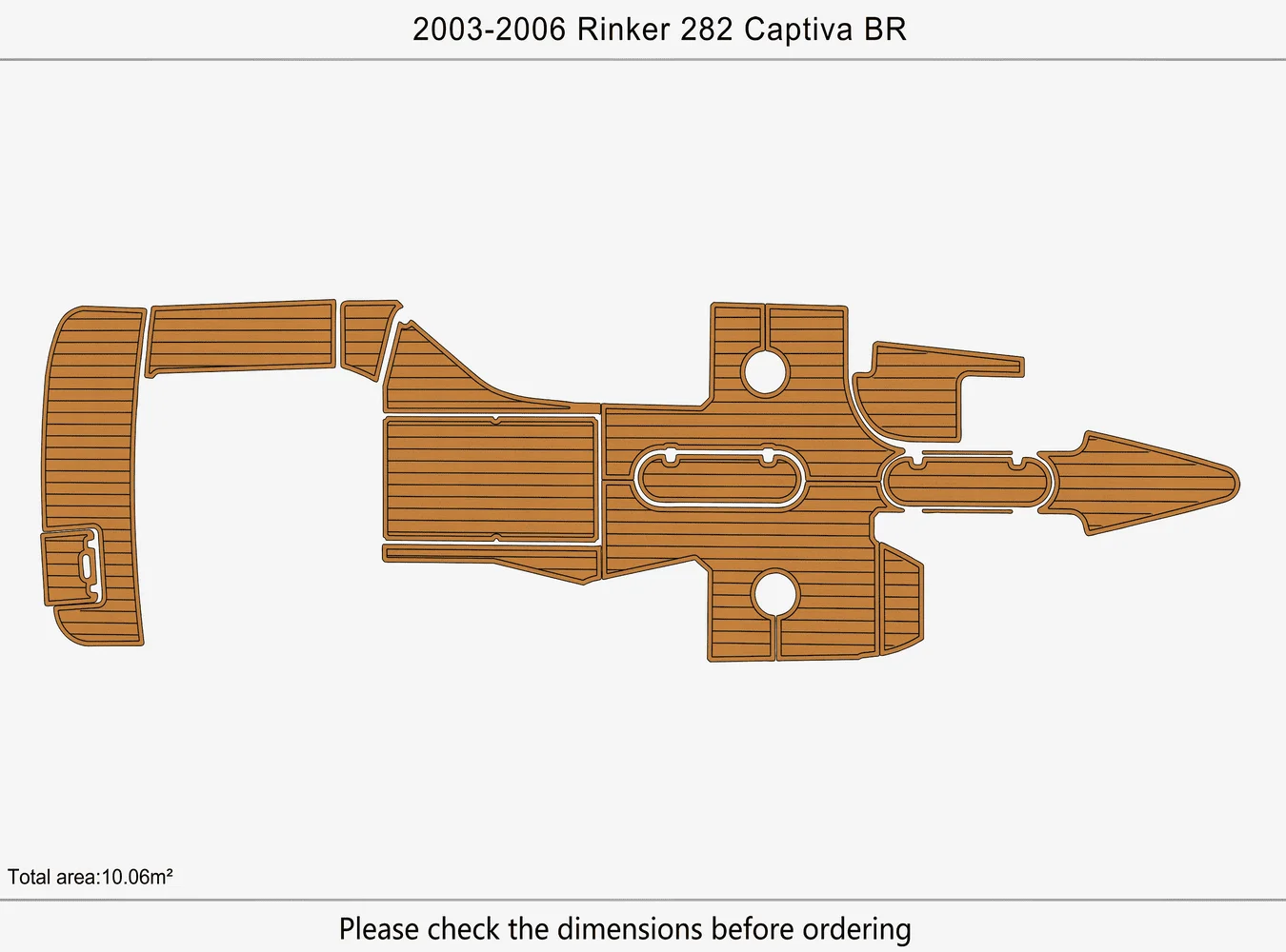2003-2006 Rinker 282 Captiva BR 1/4