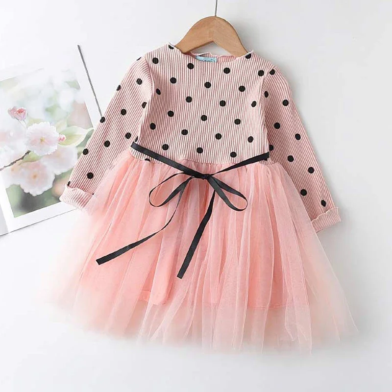 Bear Leader Mesh Designs Girl Dress Children Party Costume Kids Vestidos Infant Tutu Mesh Dress Casual Baby Girls Princess Dress