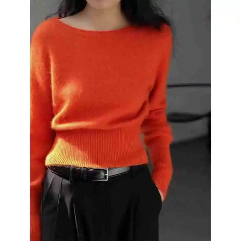 

Sweaters Jumpers Womens Top Woman 2025 Sporty Varsity Team Athletic Training Ribbed Hem Performance Thermal Moisture-Wicking Alt