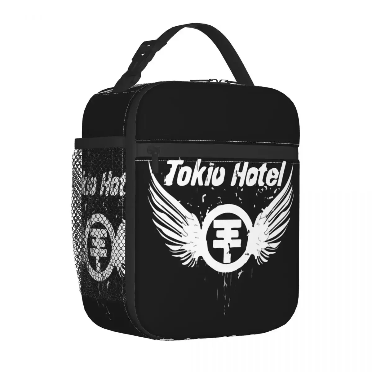 Heavy Metal Music Rock Tokio Hotels Logo Thermal Insulated Lunch Bags Women Portable Lunch Container Multifunction Food Box