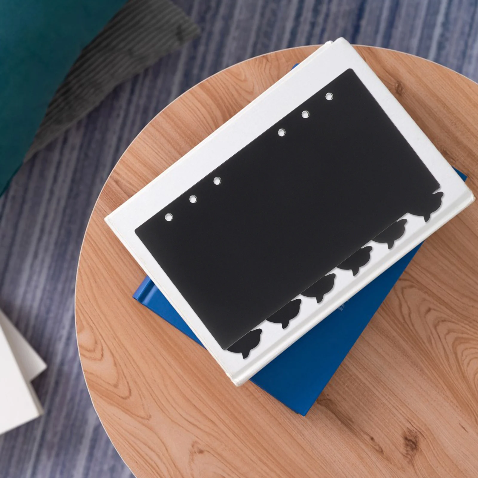 

6Pcs Binder Dividers with Dolphin Tabs Classification Tabs for Notebooks and Binders Multifunctional Use Six Holes Design