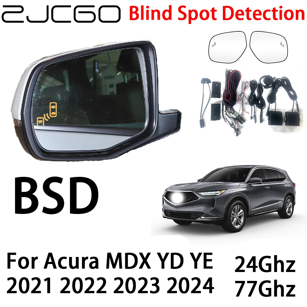 

ZJCGO Car BSD Radar Warning System Blind Spot Detection Safety Driving Alert for Acura MDX YD YE 2021 2022 2023 2024