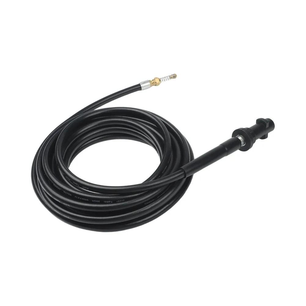 Cleaning Hose Pipe Unclogging Tool 19*19*9cm Spring Head Cleaning Pipe Tight Space Reach Standard Hose Fit Black Finish Design