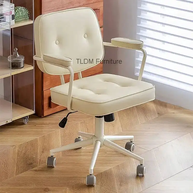 Computer Chair Home Sedentary Comfortable Office Chair Study Chair Backrest Study Chairs Dormitory Lift Makeup Chairs Furniture