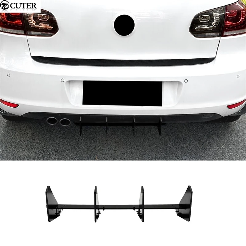 

Mk6 PP Rear Bumper Diffuser Splitter Air Vents for Volkswagen Vw Golf 6 Standard Bumper Car Body Kit 2013