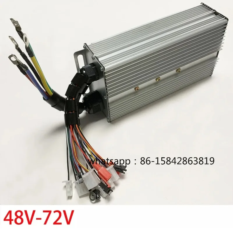48V 60V 72V 84V  3000W  E-Bicycle Controller Brushless Motor Tricycle Controller For E-Scooter Motorcycle