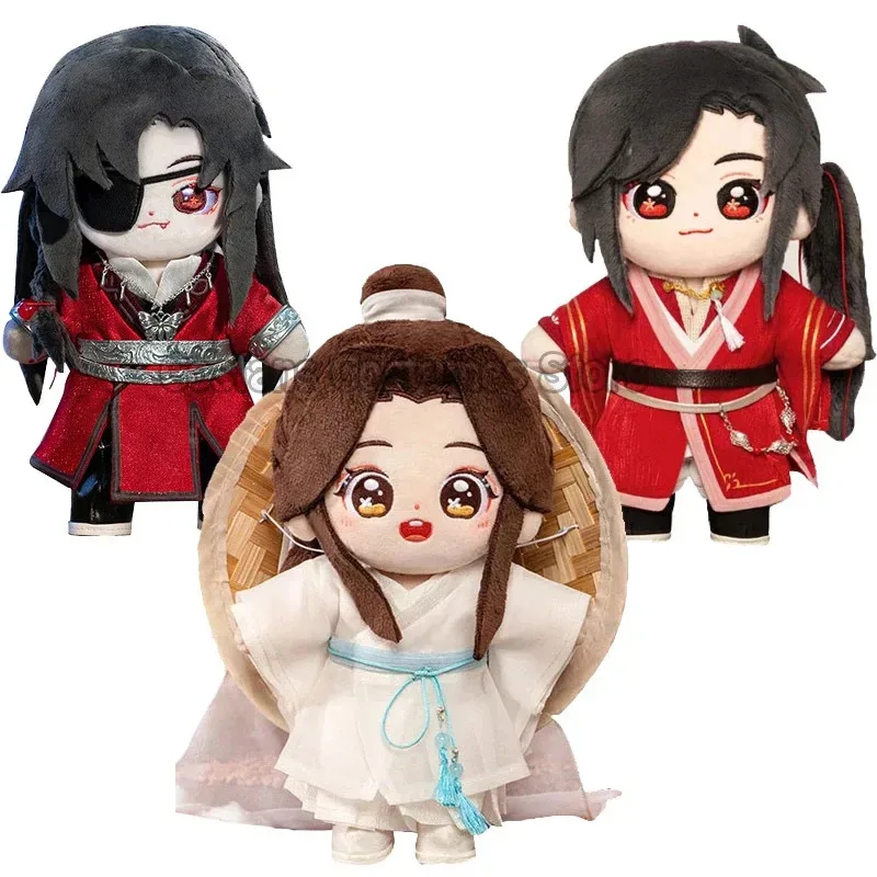 Anime Tian Guan Ci Fu Ufficiale Originale Xie N64KY8T3 Lian Hua Cheng Peluche Bambola 20 cm Postura In Piedi Bambole MDZS Regali di Halloween
