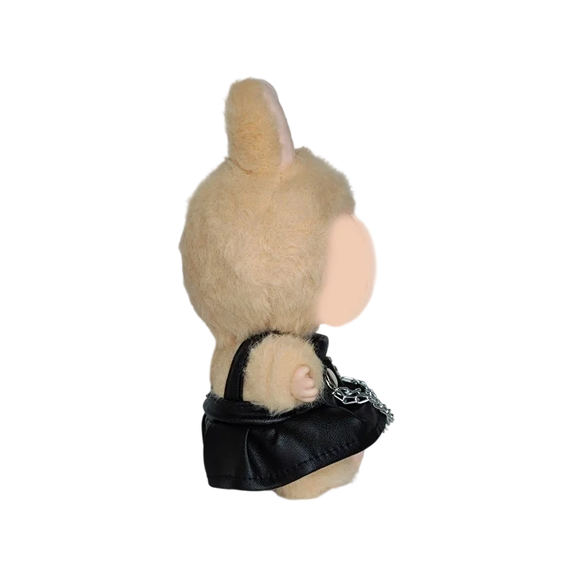 17cm Labubu 의류 복장 봉제 인형 의류 - 줄무늬 탑 & 작업복이 포함된 카와이 패션 세트 |   사랑스러운 완벽한 의상