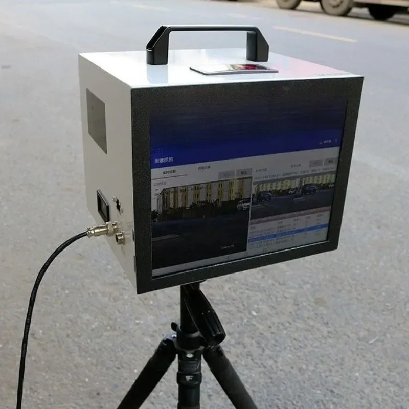 Portable mobile radar velocimeter software all-in-one touch screen