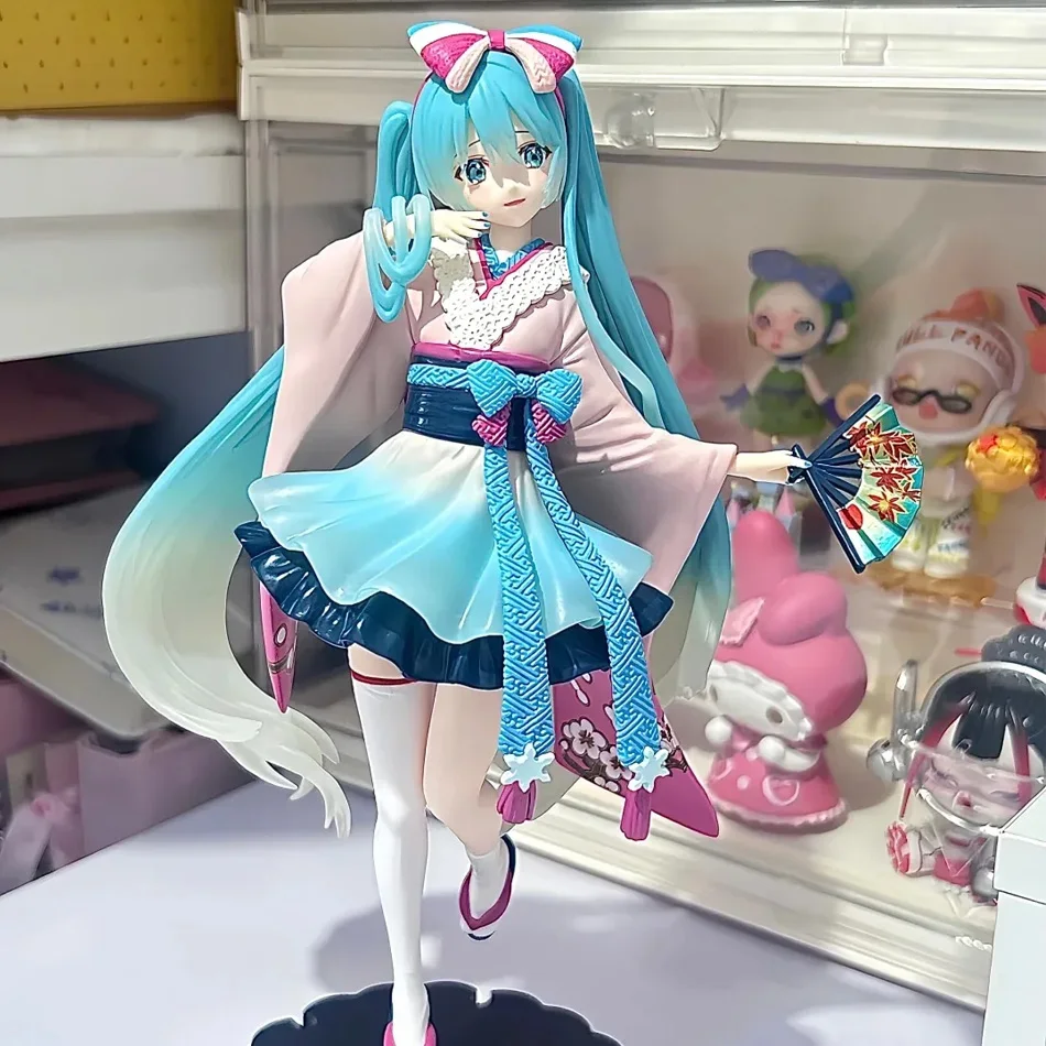 Neue Hatsune Miku Anime-Figur Spielzeug Neo Tokyo Serie Kimono MIKU Kawaii Cartoon PVC Actionfigur Modell Puppen Geburtstagsgeschenke