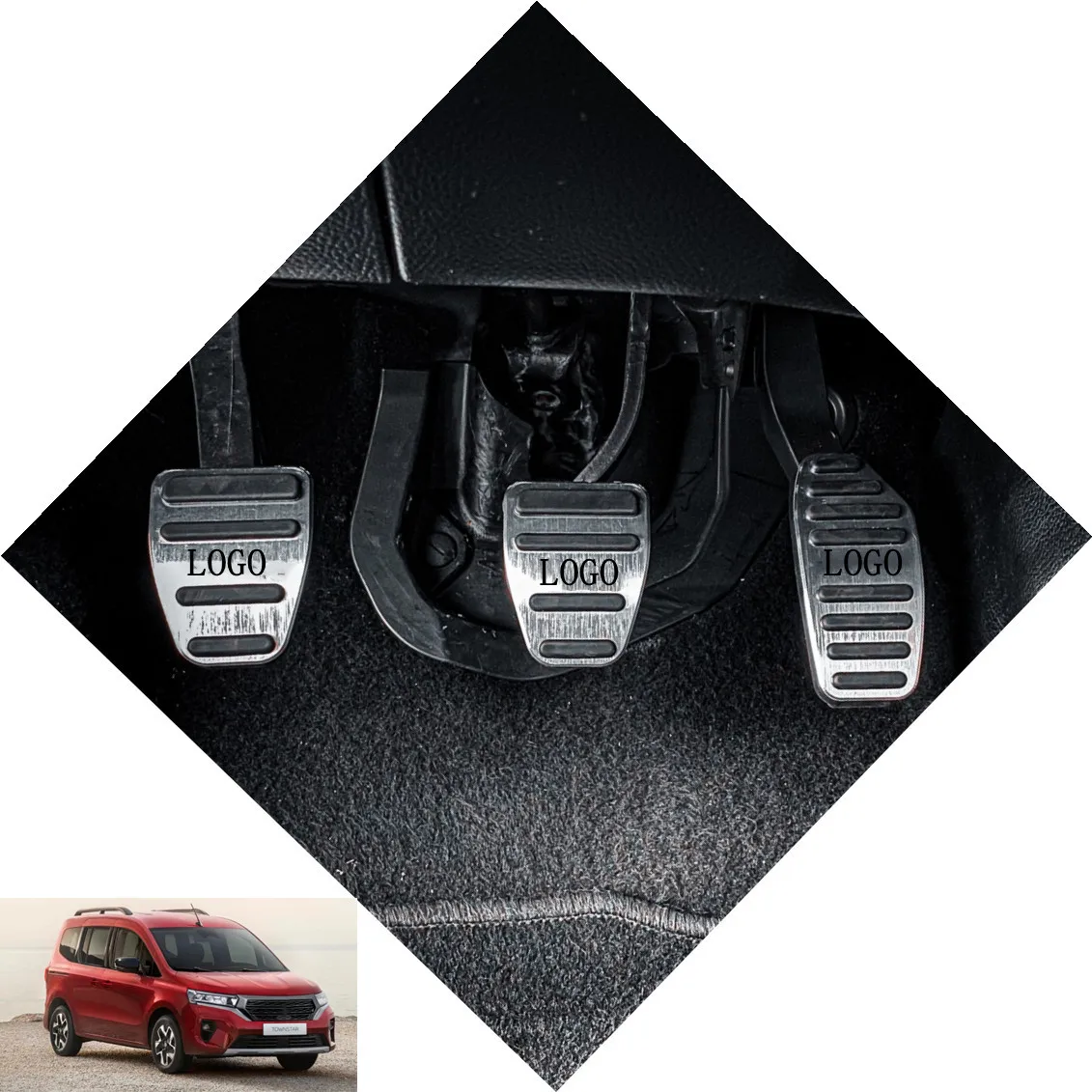 Car Pedal Foot Pedals For Nissan Townstar Accessories Manual Transmission MT Car Clutch Foot Pedals Internal Styling 2021