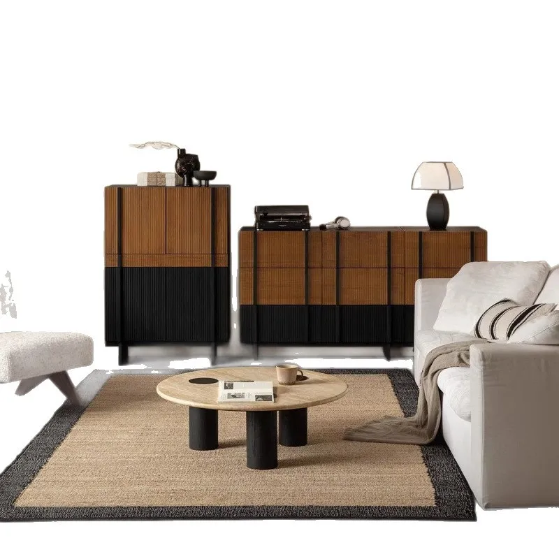 

Wabi Shafeng Solid Locker Household Living Room Color Matching Dining Side Cabinet Tea Cabinet Bedroom Storage Storage Cabinet