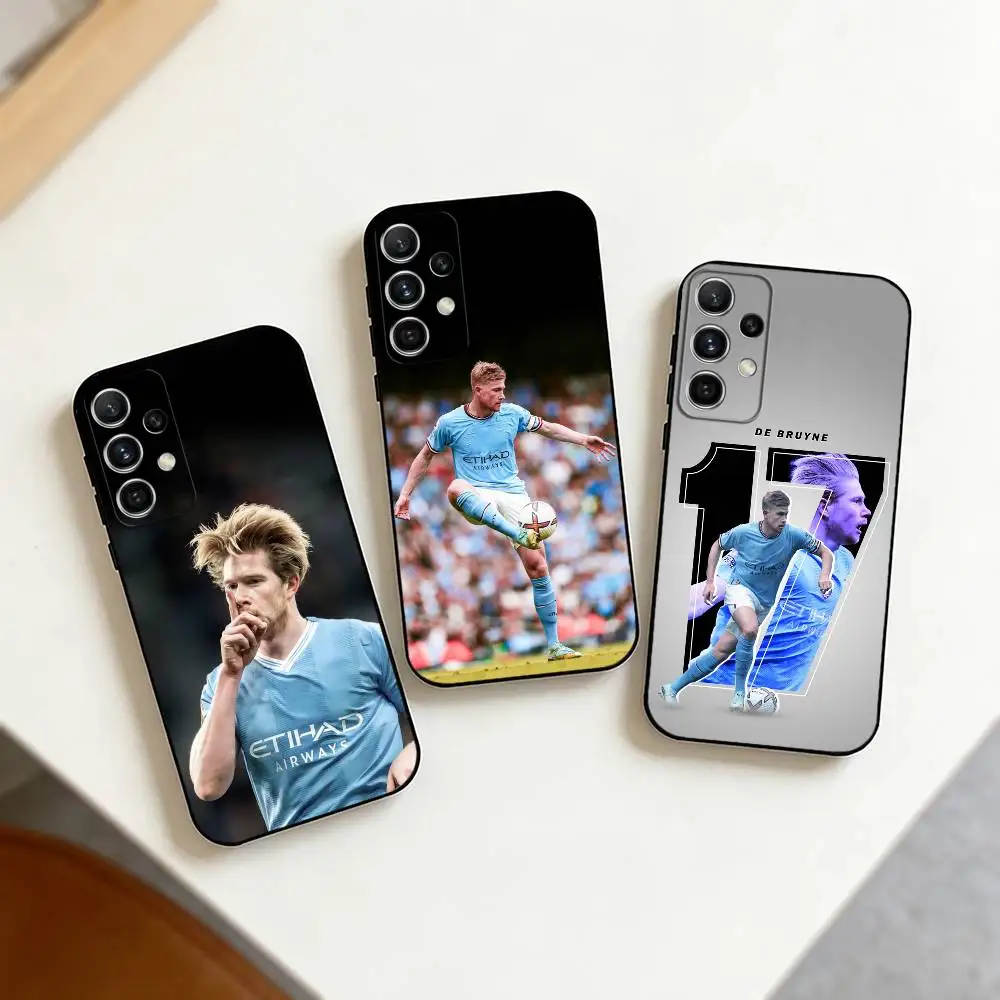 

K-Kevin De Bruyne KDB Phone Case For Samsung S25,S24,S21,S22,S23,S30,Ultra,S20,Plus,Fe,Note,10,9,5G Black Cover