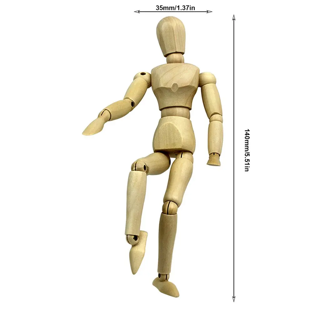 Puppet Manga Tool Man Model Drawing Sketch Mannequin Model Selected Jointed Doll Puppet Ornament Home Decor Artist Models