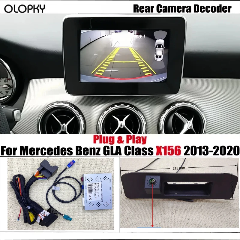 For Mercedes Benz GLA Class X156 2013-2020 Original Screen Upgrade Reverse Parking Video System Front Rear View Backup Camera