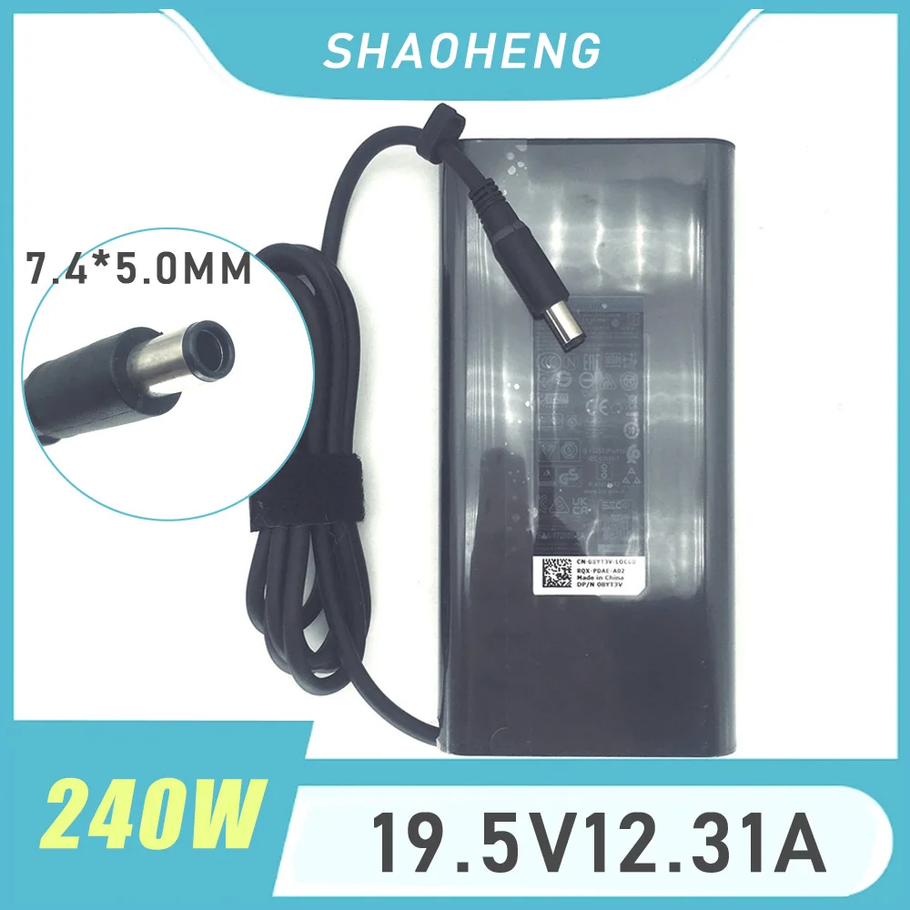 Cargador Adaptador de Corriente Original de 240W 19.5V 12.31A para Dell Alienware M15 17 15 R3 R4 R5 Area-51m R2 G3 G5 G7 ADP-240GB BA Power
