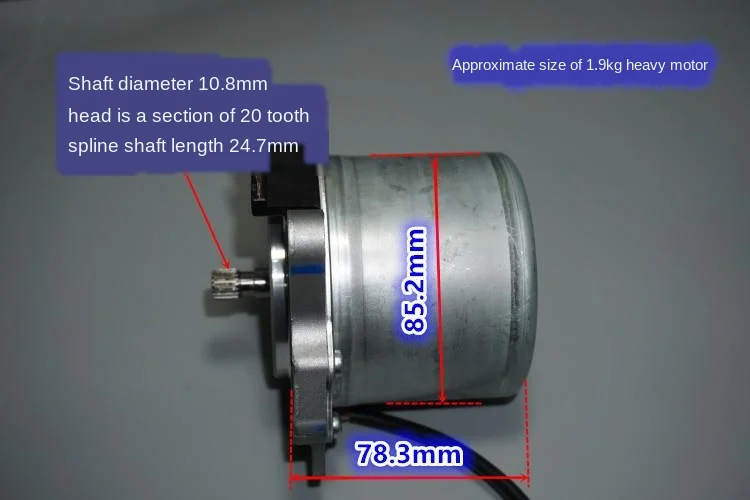 

12v500w/600W High-Power Brushless Motor Spindle Electric Car Lathe Propeller Grass Trimmer Motor