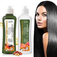 Batana-Juego de champú y acondicionador de aceite, fortalece el cabello, antipérdida, restaurar el crecimiento del cabello dañado, limpieza, champú para Control de aceite de caspa