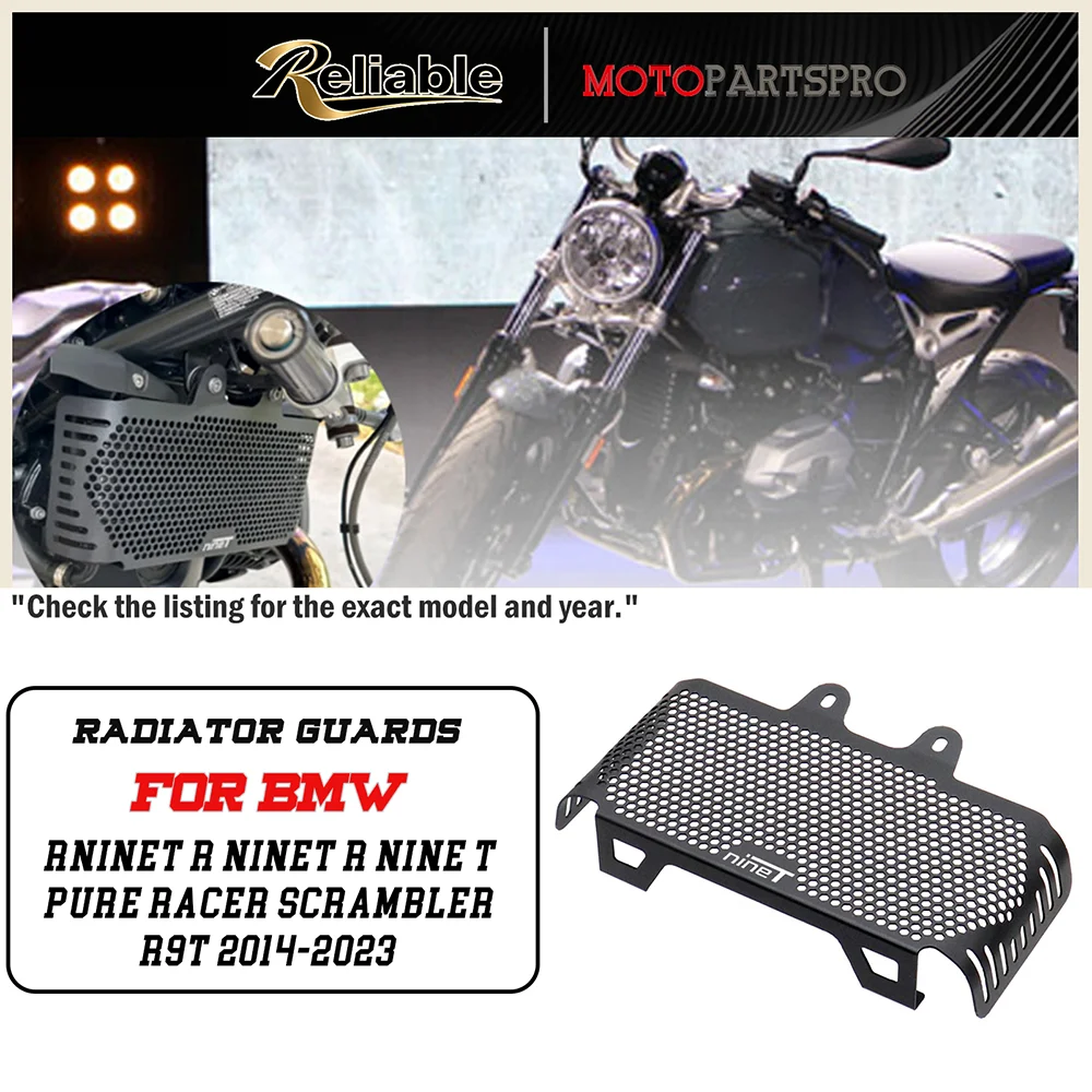 

Motorcycle Radiator Guard Grille Cover Protector Grill For BMW RNINET R NINET R Nine T Pure Racer Scrambler R9T 2014-2023