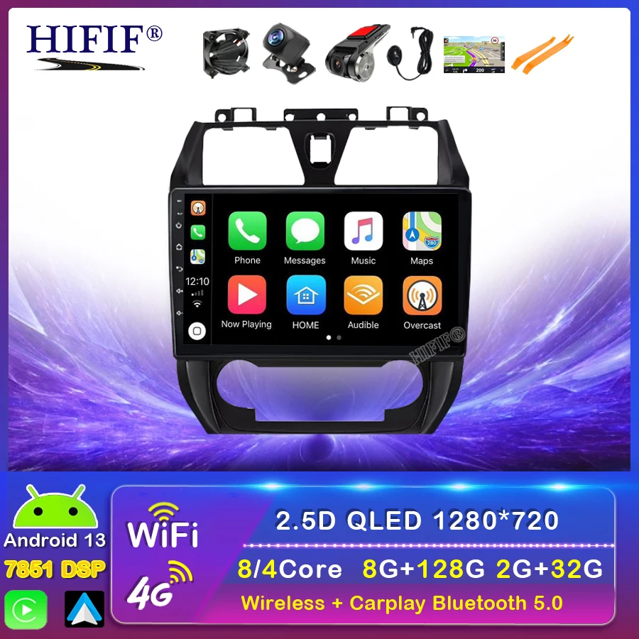 Android 13 For Geely Emgrand EC7 2007-2016 Car Radio Stereo Multimedia Video Player QLED Navigation GPS No 2din 2 din