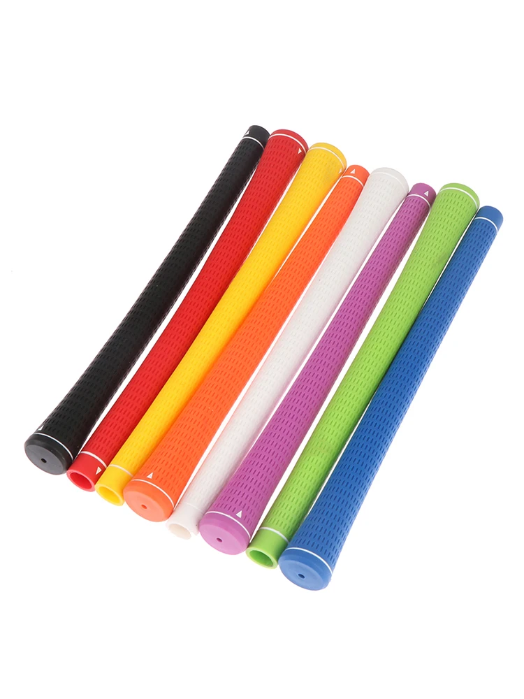 1PC Universal Golf Handle Grip Solid Color Non-Slip Rubber Standard Swing Trainer Golf Club Grips