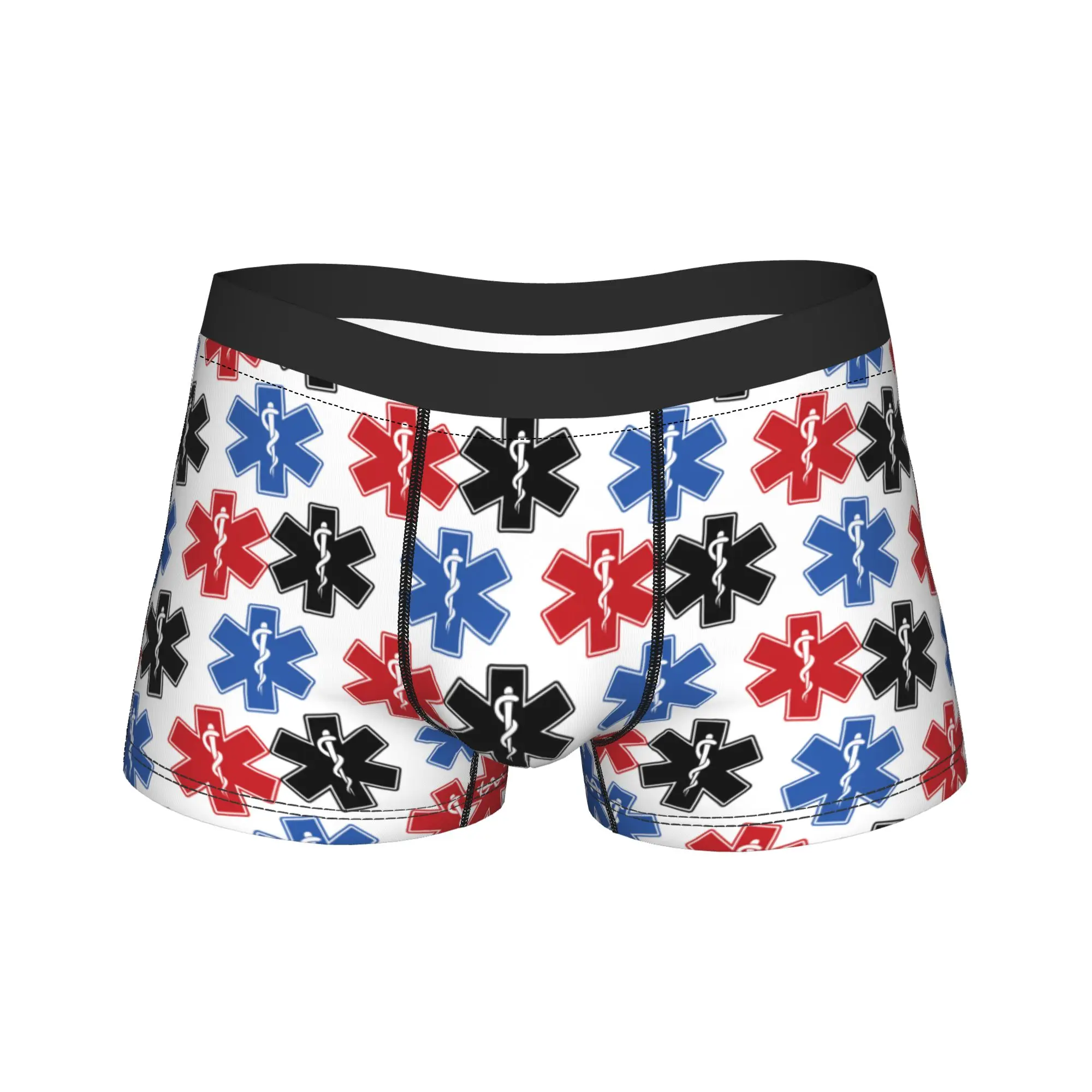 

Range Scenery Star Of Life Sight Underwear Novelty Underpants Customs Boxer Brief For Man Pouch Large Size Boxershorts