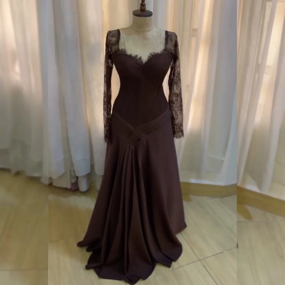 

Customized Exquisite Pleat Sequined A-line V-neck Long Dresses Bespoke Occasion Dresses Classic High Quality
