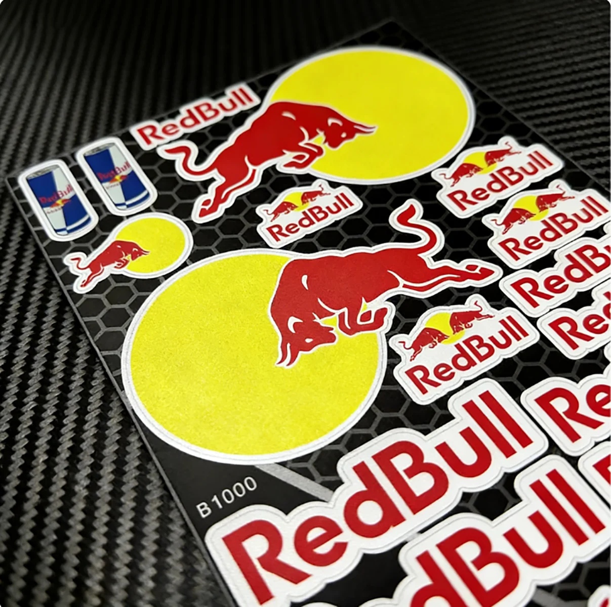 

Горячая распродажа: водонепроницаемая светоотражающая наклейка Red Bull для мотоциклов Yamaha, Honda, KTM, для шлема и топливного бака