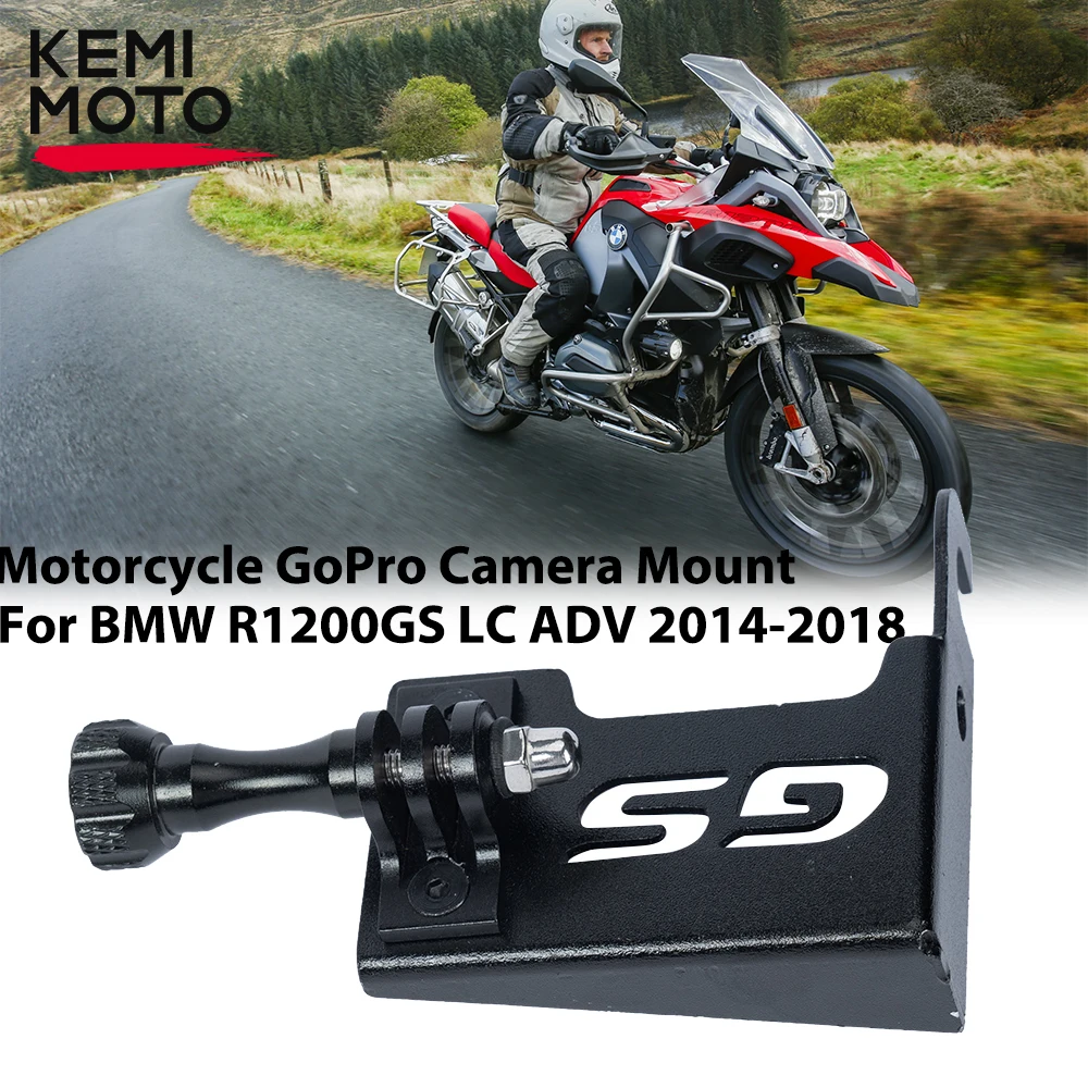 Motorcycle GoPro Camera Mount For BMW R1200GS LC ADV 2014-2018 For GoPro Brackets Equipments R 1200 GS KEMiMOTO