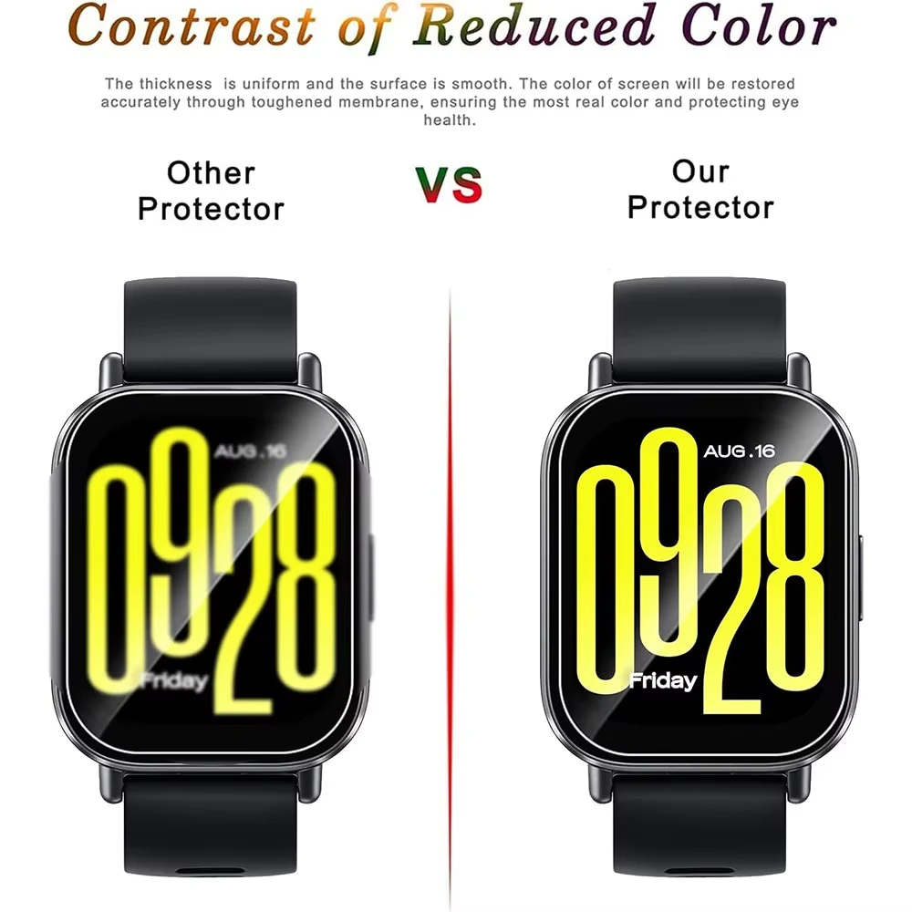 1-5Pcs Tempered Glass For Xiaomi Redmi Watch 5 Active/Lite Accessories HD Clear Screen Protector Film for Mi Redmi Watch 5 Lite view 3