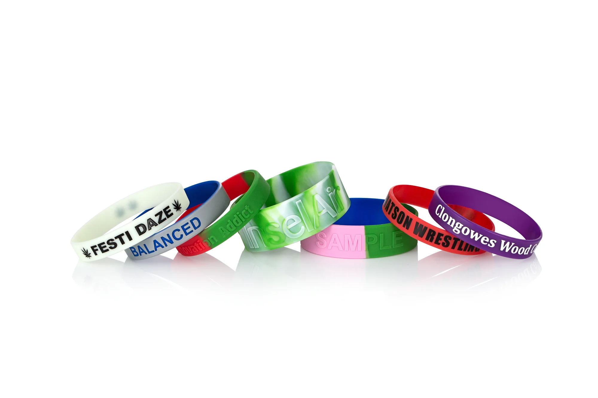 Autism Awareness Silicone Bracelet, Embossed, Autistic Rubber Wristbands for Adults, Men and Kids